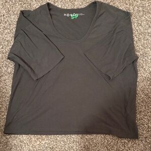 Urban Outfitters Charcoal Short Sleeve Top